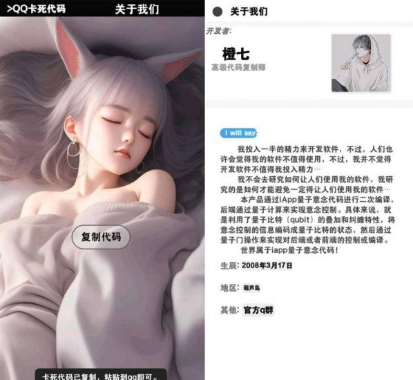 QQ卡死代码_1.0直接卡死对方-盛大互联